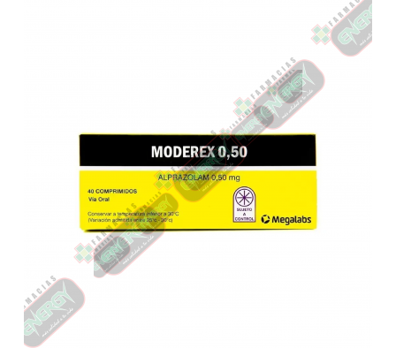 MODEREX 0,50mg + 40 Compr.