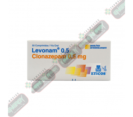 LEVONAM 0,5mg + 50 COMPRIMIDOS