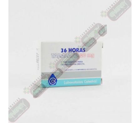36 HORAS 20MG TIRA X 2 COMP (5) EXHIB - 1709