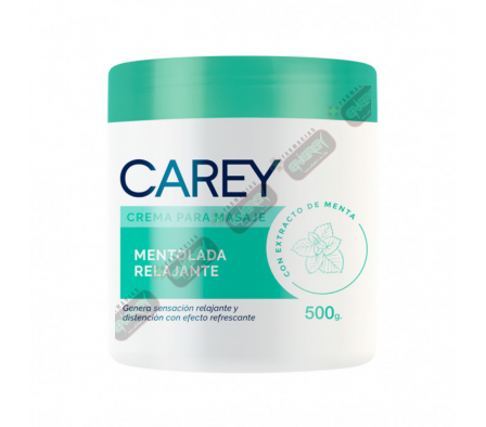 CAREY CREMA P/MASAJE MENTOL 500gr * 9296