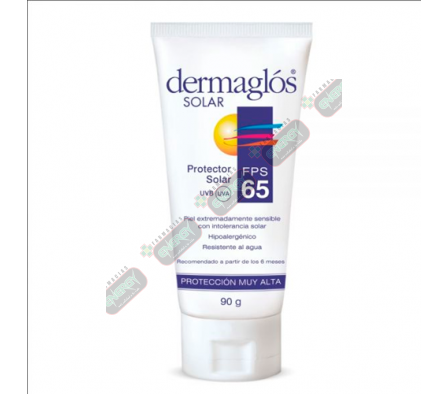 DERMAGLOS FPS 65 PROTECTOR SOLAR x 90gr -3264