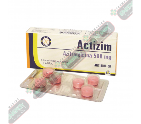 ACTIZIM 500mg x 6 COMPRIMIDOS - 9231