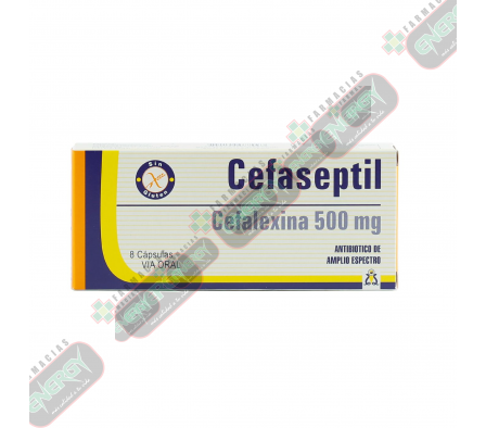 CEFASEPTIL 500mg x 8 CAPSULAS - 7093