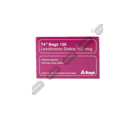 T4 BAGO 150MG x 50 COMPRIMIDOS - 3571