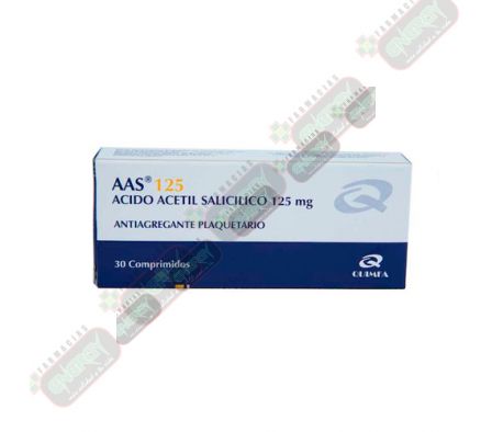 AAS 125 mg X 30 COMPRIMIDOS -27400