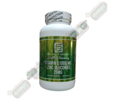 GOOD ENERGY  VITAMIN C 1000MG + ZINC GLUC*100 TABS