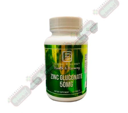 GOOD ENERGY  ZINC GLUCONANTE 50MG * TABS