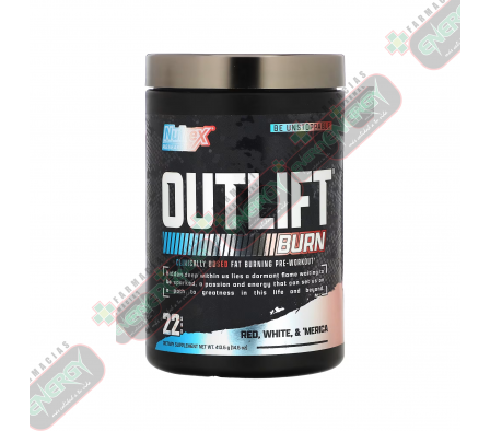 NUTREX OUTLIF BURN - RED WHITE Y MER X 22 SERVICE
