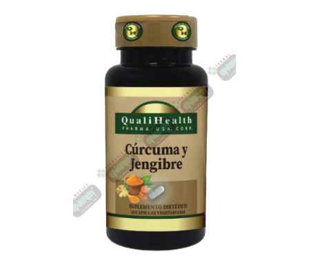 QUALIHEALTH CURCUMA Y JENGIBRE X 60 CAPS
