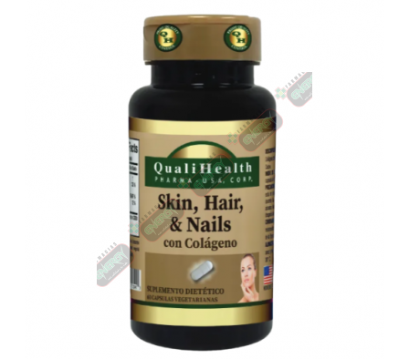 QUALIHEALTH SKIN, HAIR NAILS CON COLLAGENO X60CAPS