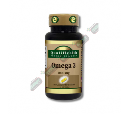 QUALIHEALTH OMEGA 3 1000MG  X 60 CAPS-725397