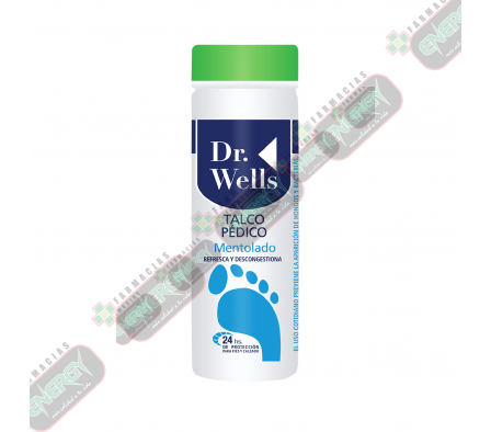 DR.WELLS TALCO PEDICO MENTOLADO x 100GR 5112