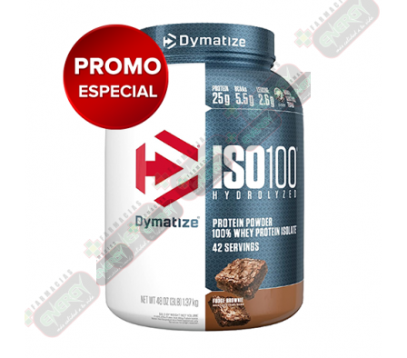 PROMO DYMA ISO 100 CARB WHEY FUDGE BROWNIE 3LB 353