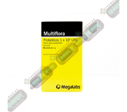 MULTIFLORA POLV P/SUSP CAJA X 6 SACHET - 4739