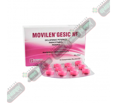 MOVILEN GESIC NF x 12 COMPRIMIDOS - 0107
