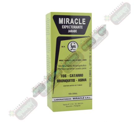 MIRACLE JARABE EXPECTORANTE 180ml