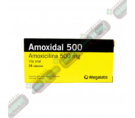 AMOXIDAL 500mg x 16 Caps-402363