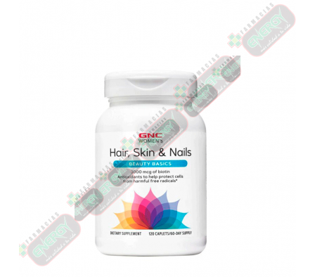 GNC HAIR,SKIN&NAILS WOMENS x 120 TAB-5544/6473/221