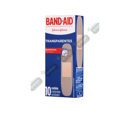BAND-AID J&J TRANSPARENTES CAJA X 10 UNI - 4779