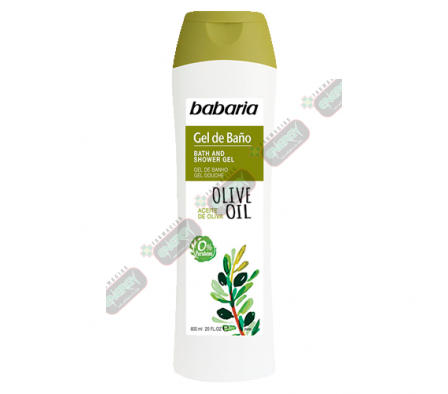BABARIA GEL DE DUCHA OLIVA 600ML-7364