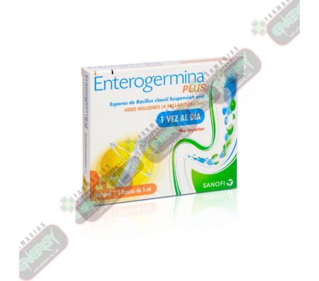 ENTEROGERMINA PLUS x 5 FRASCOS- 1563/9017/0018