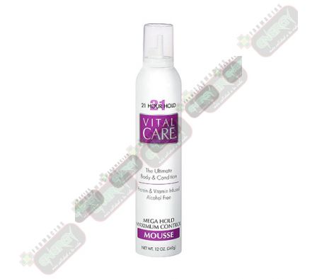 V.C MEGA/HOLD MOUSSE.12oz-916-21HS