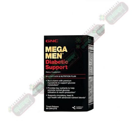 GNC MEGA MEN DIABETIC X 90 COMP. * 23765