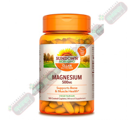 MAGNESIUM 500MG X 180 TABLETAS SUNDOWN-1736