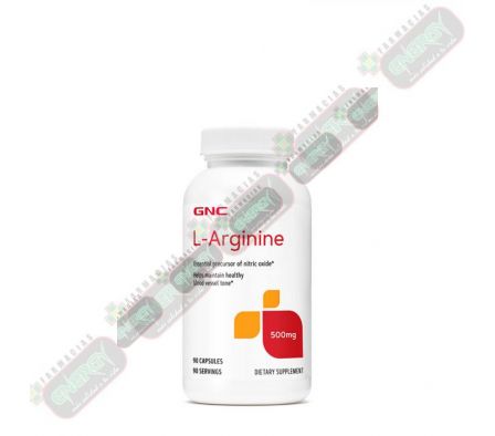 GNC L-ARGININE 500MG x 90 CAP. * 23437/163922/271