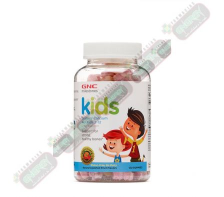 GNC  KIDS CALCIUM GUMMY FOR 2-12 *120 GM 19096