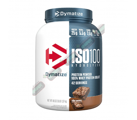 DYMA ISO 100 CARB WHEY FUDGE BROWNIE 3LB 353231