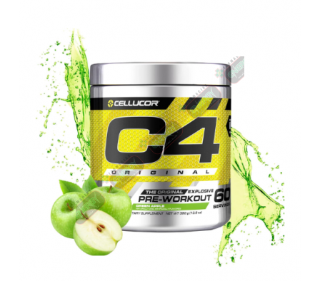 CELLUCOR C4 GREEN APPLE  X 60 SERV-6060