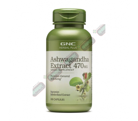 GNC ASHWAGANDHA EXTRAC 470MG *100 CPS 187612