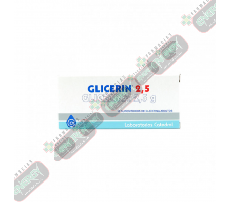 GLICERIN SUPOSITORIOS ADULTO 2,5 X 12 COMP - 5760