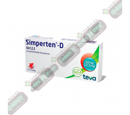 SIMPERTEN D 50/12,5  CAJA x 30 COMP