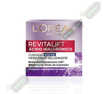 LOREAL REVITALIF A HIALURONICO CR NOCHE 50ML-0339