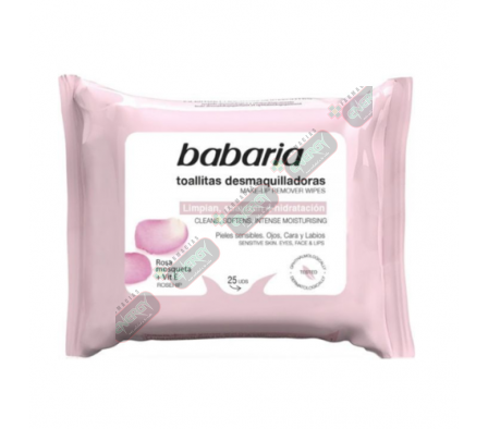 BABARIA TOALLITA DESMAQUILLANTES ROSA MOSQ. - 0067