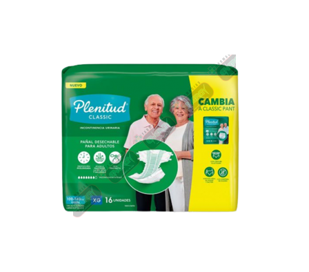 PLENITUD PAN CLASSIC ADULTO XG X 16UNID-1238