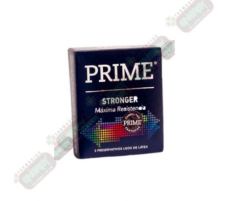 PRIME PRESERVATIVO STRONGER X 3 UNID-1970