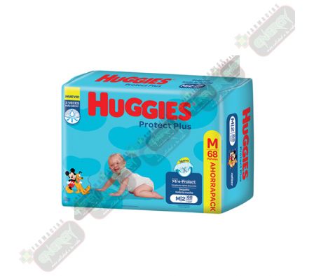 HUGGIES PROT PLUS M  X 68 UNID-0170/1917/3539