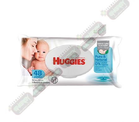 HUGGIES TOALLITA HUM PURO&NATURAL x 48 UNI- 1092
