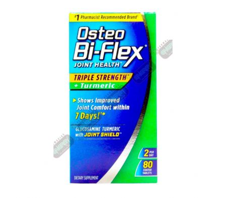OSTEO BI-FLEX 2 PER TRIPLE ST+ TURMERIC *80 CAP-09