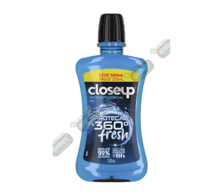 CLOSE UP ENJ BUCAL ICE C/ ALCOHOL X 500ML - 1810