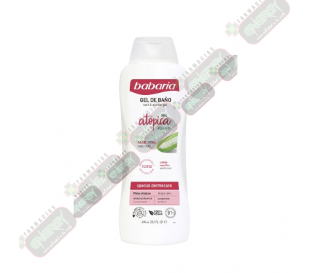 BABARIA GEL DE BAÑO PIEL ATOPICA X 600 ML - 1302