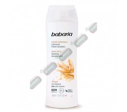 BABARIA LECHE CORPO PIELES SENSIBLES C/ AV- 0134