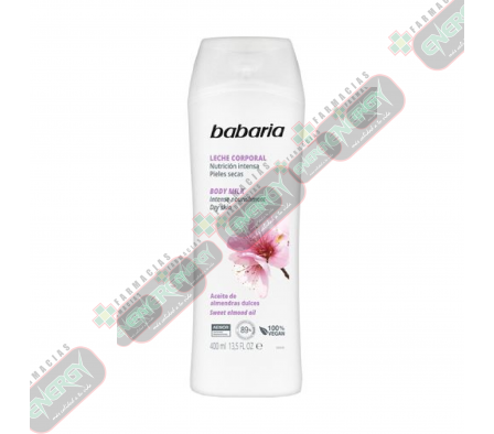 BABARIA LECHE CORP PIELES SECAS C/ ALMENDRAS- 0158