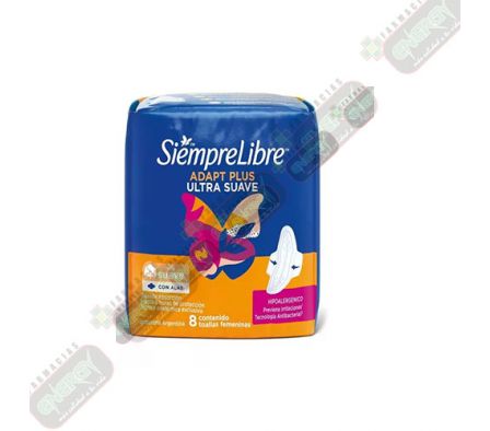 SIEMPRE LIBRE FIT ADAPT PLUS C/A X 8UN - 0763/2639