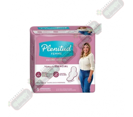 PLENITUD FEM TOA. ESCAPES DE ORINA X 8U -1481/4758