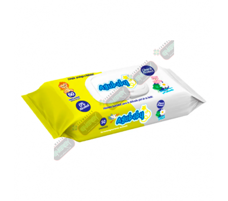 AGUBABY TOALLITA MANZANILLA  X 50 UNI - 3638