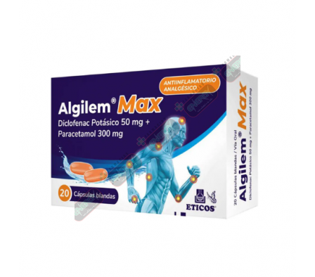 ALGILEM MAX x 20 CÁPS. - 2643